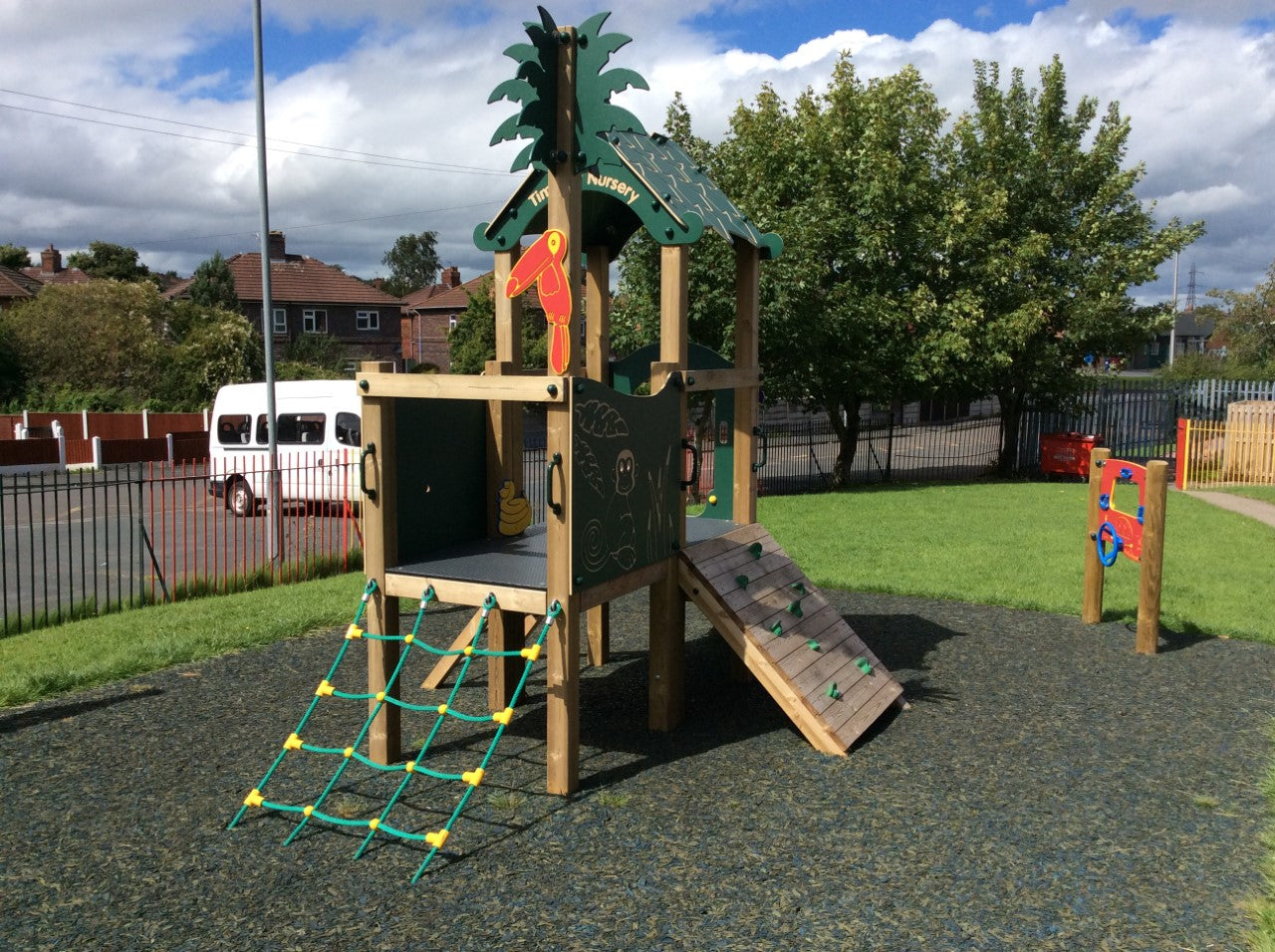 Beacon tower playground structure for UK school playgrounds