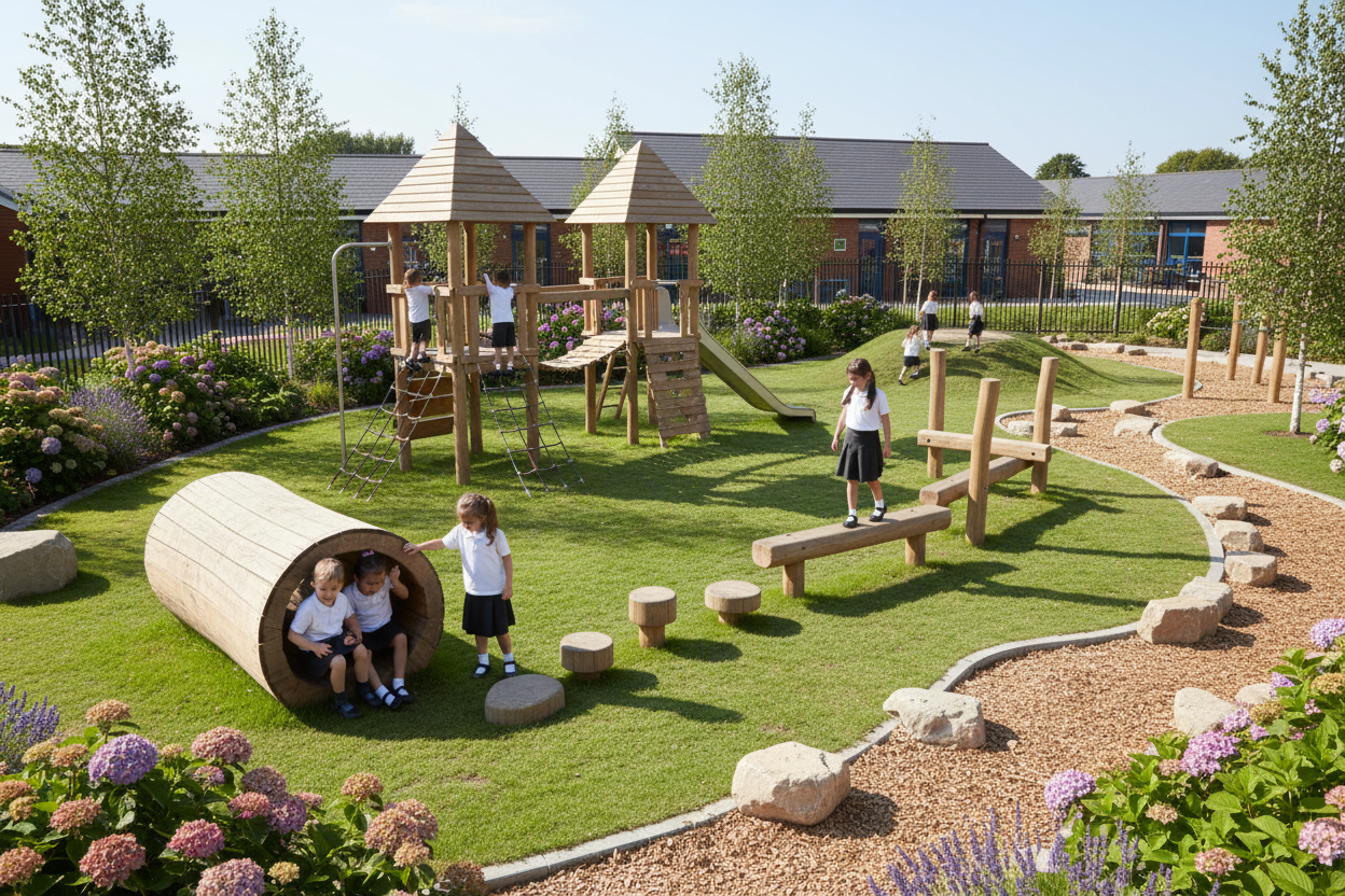 What are the best UK School playground equipment and products.