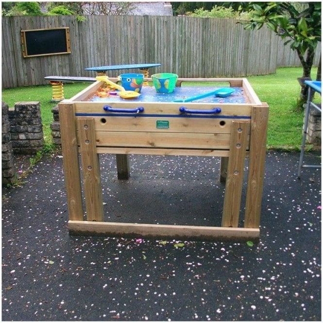 Sand and Water Play Outdoors.