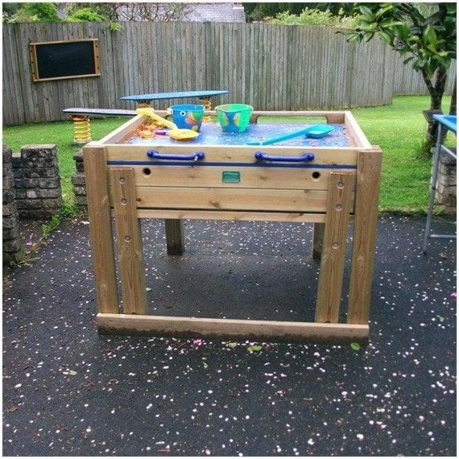 Sand and Water Play Outdoors.