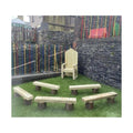 1.2m Stump and Sleeper Bench
