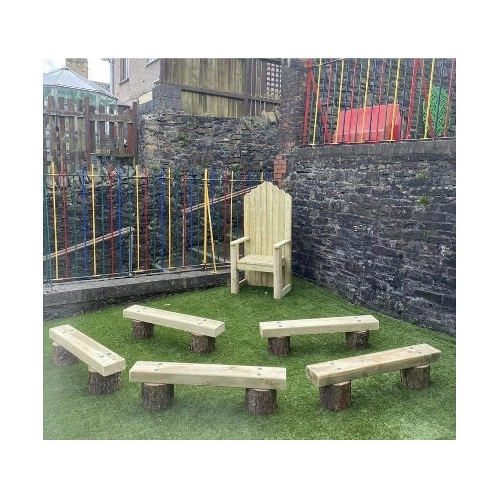 1.2m Stump and Sleeper Bench