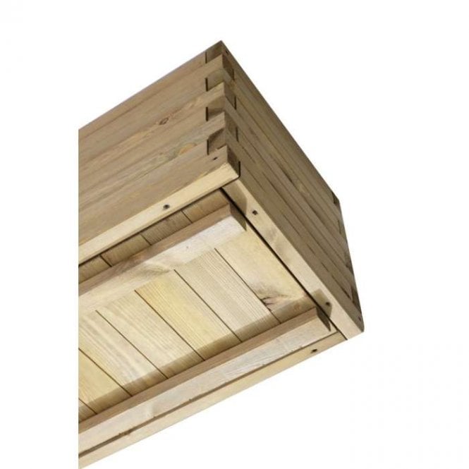 1.8m Pine Raised Trough Planter