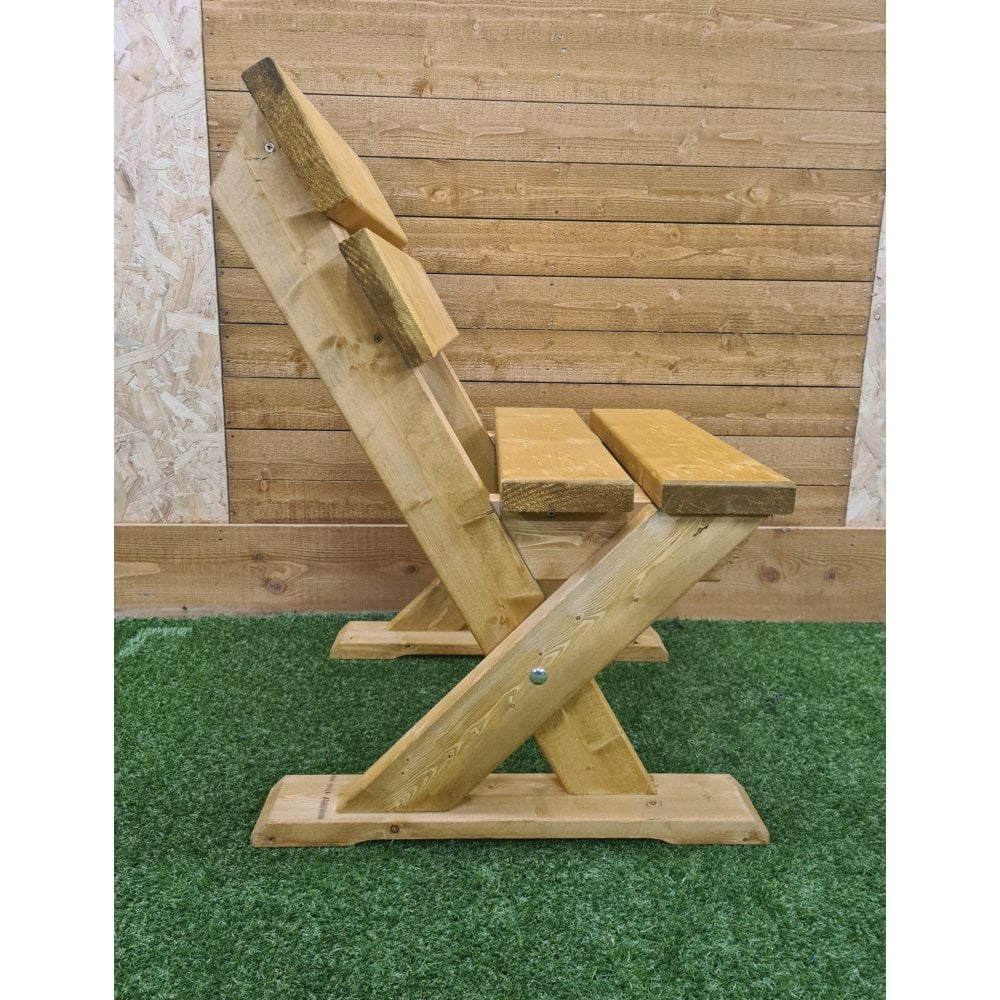 2 Seater Wooden Park Bench