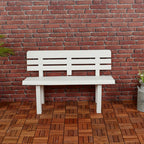 2 Seater Weather Resistant Waterproof Outdoor Plastic Garden Bench