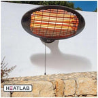 Wall Mounted Quartz Bulb Electric Heater