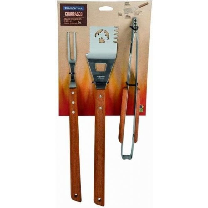 3 Piece BBQ Tools Set