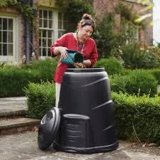 330L Black Compost Bin