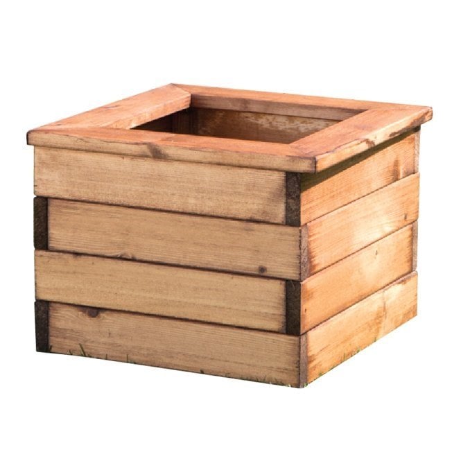 43cm Square Redwood Planter