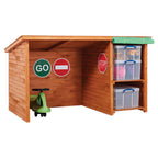 Wooden Bike Shed + Storage