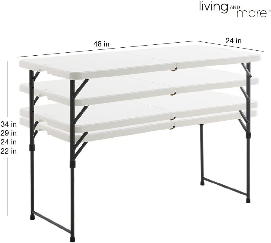 4ft Rectangular Folding Table