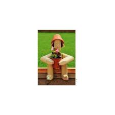 Flower Pot Figure - Sitter