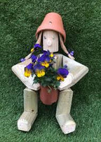 Flower Pot Figure - Sitter