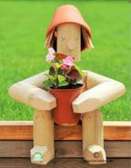 Flower Pot Figure - Sitter