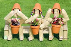 Flowerpot figure - Three Wiseguys
