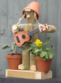 Flowerpot - Stander with Guitar