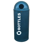 Slimline Classic Recycling Bin with White Messaging 52 Litre