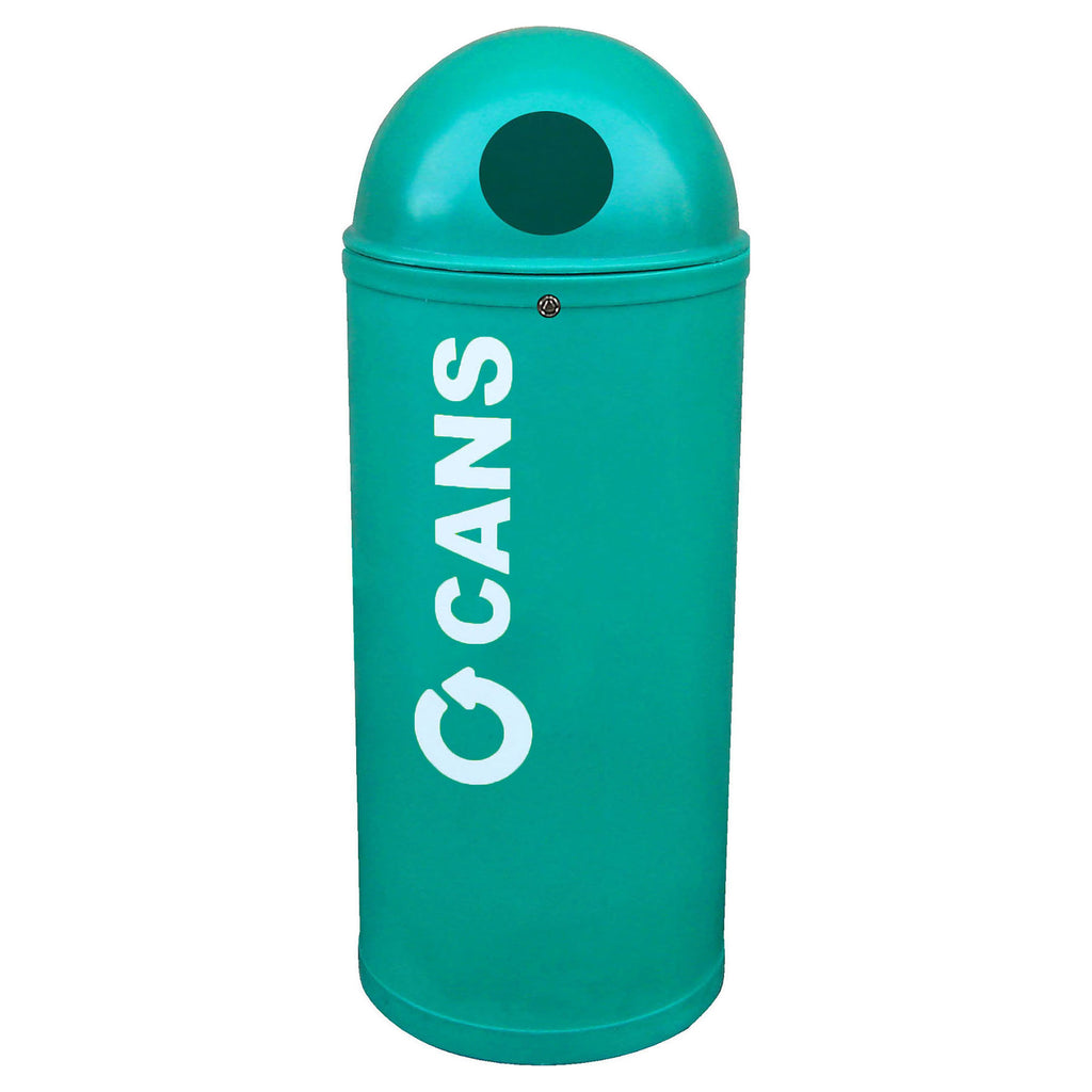 Slimline Classic Recycling Bin with White Messaging 52 Litre
