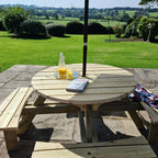 Eight Seater Round Picnic Table