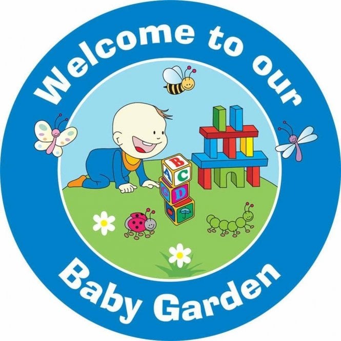 Baby Garden Circle Sign