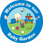 Baby Garden Circle Sign