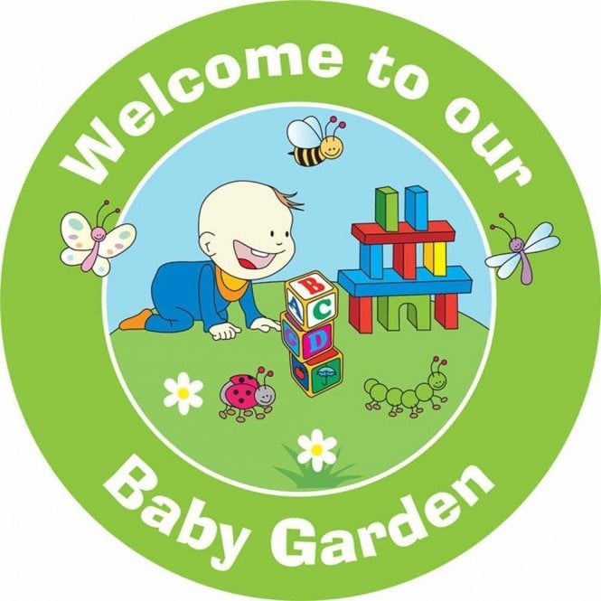 Baby Garden Circle Sign