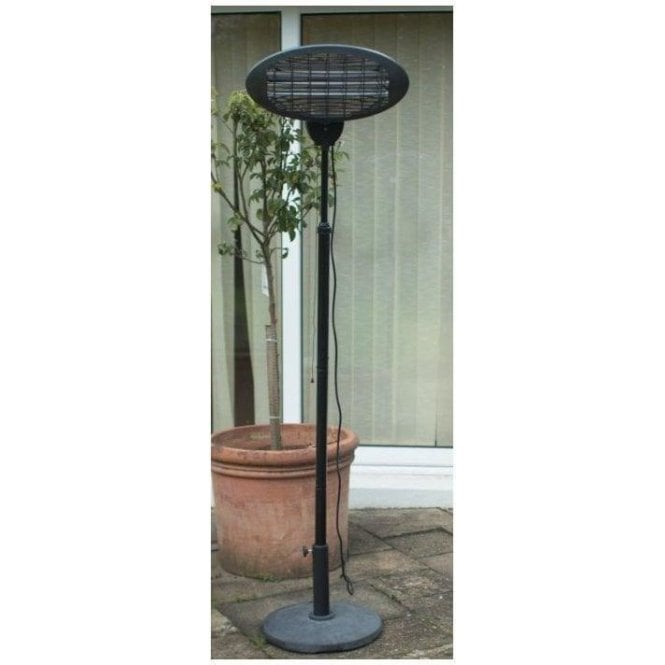 Base-Free Electric Quartz Bulb Patio Heater