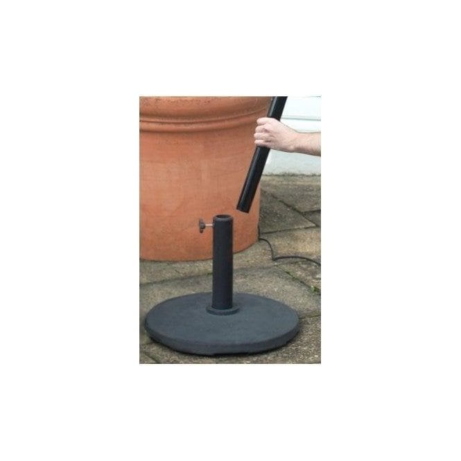 Base-Free Electric Quartz Bulb Patio Heater