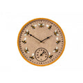 Beez 12" Outdoor Wall Clock and Thermometer