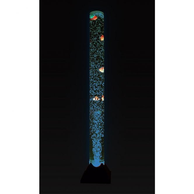 Bubble Light Tube Remote Control, 10 plastic fish, Wall Bracket – 120cm