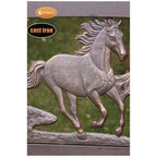 Cast-Iron Bench with Horse Design