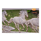 Cast-Iron Bench with Horse Design