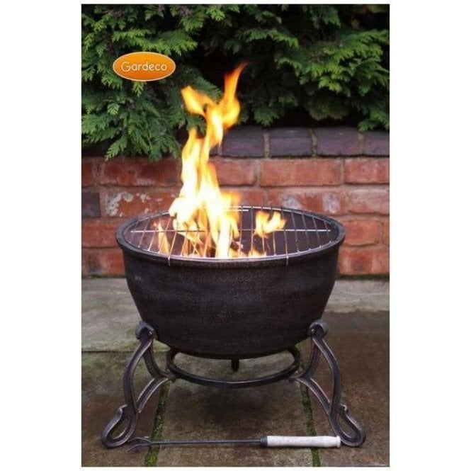 Cast Iron Bronze Fire Bowl