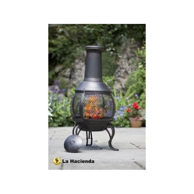 Chiminea Medium Steel Bronze Effect Patio Heater