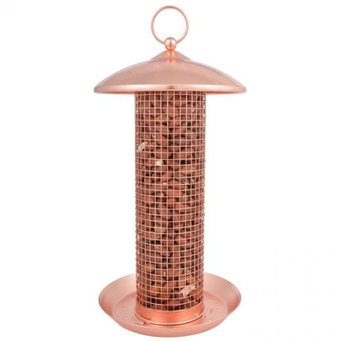 Copper Peanut Bird Feeder - 31cm (1ft)