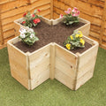 Cross Shaped Raised Bed