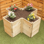 Cross Shaped Raised Bed
