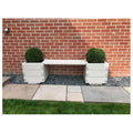 Devonshire Bench and Planters