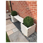 Devonshire Bench and Planters