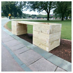 Devonshire Bench and Planters