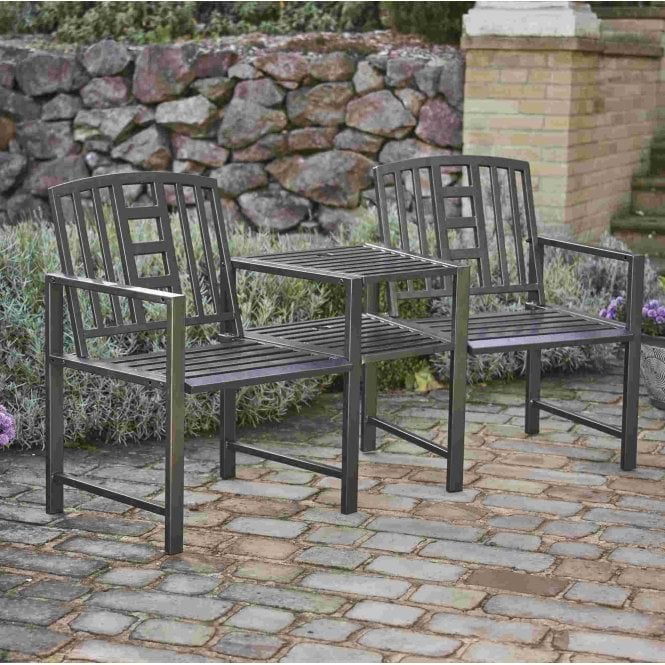 DUO GARDEN BENCH & TABLE