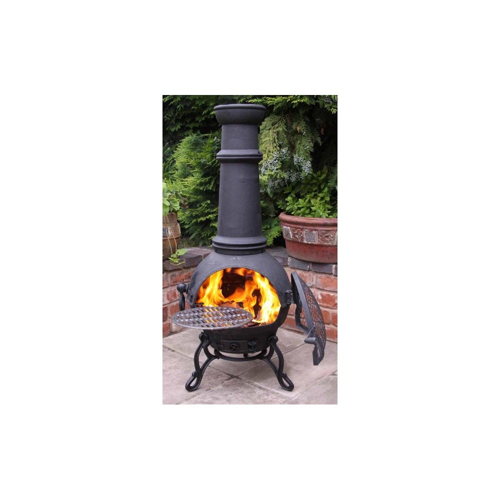 X-Large Chiminea in Black