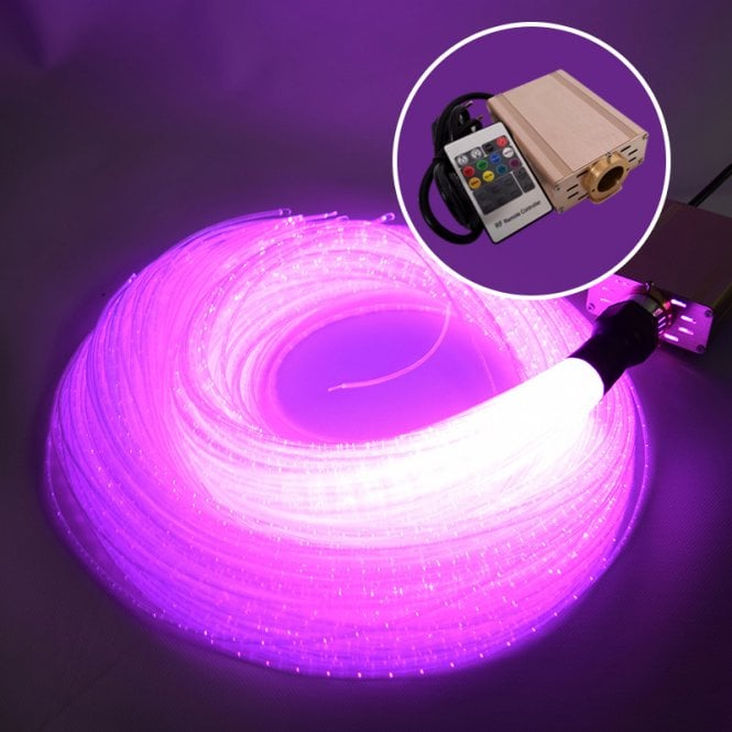 Fibre Optic Sensory Light System 16W light Source & 100 x 1.5m Long Tails