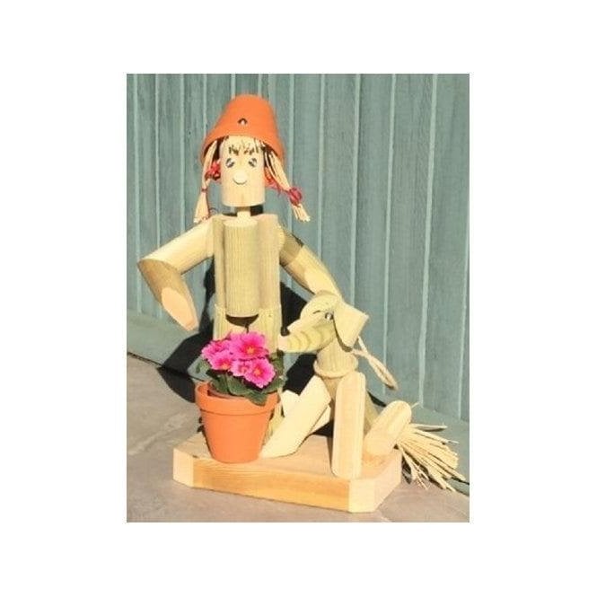 Flowerpot Figure - Dog Walker