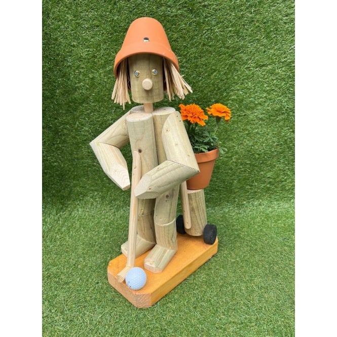 Flowerpot Figure - Golfer