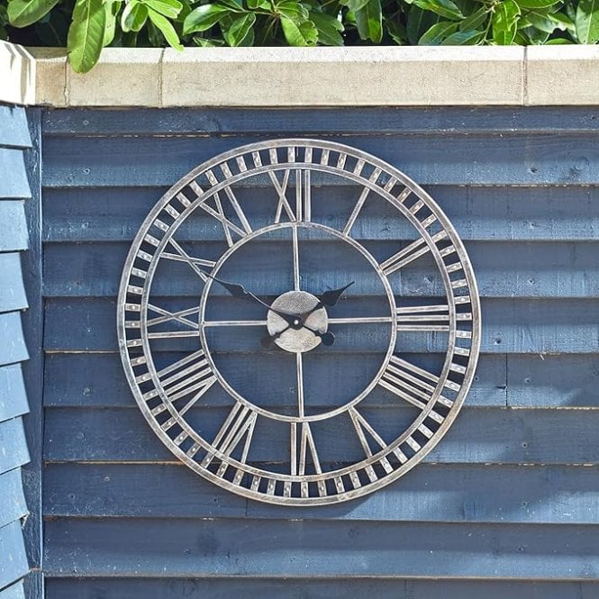 Rustic Garden or Home Indoor / Outdoor Clock