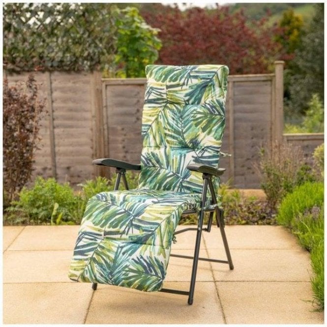 Hadleigh Leaf Pattern Recliner Lounger Chair