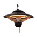Hanging Patio Heater in Black with Remote control