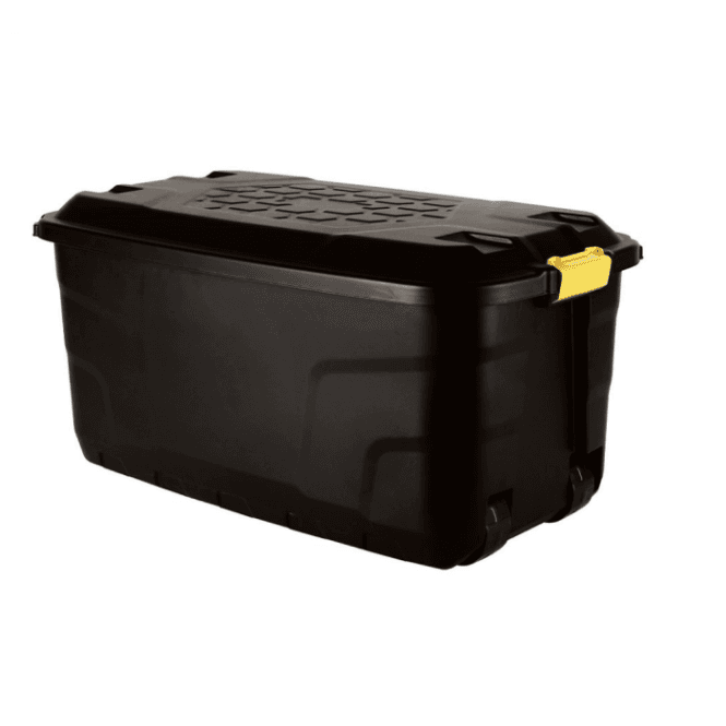 Heavy Duty Plastic Storage Trunk on Wheels