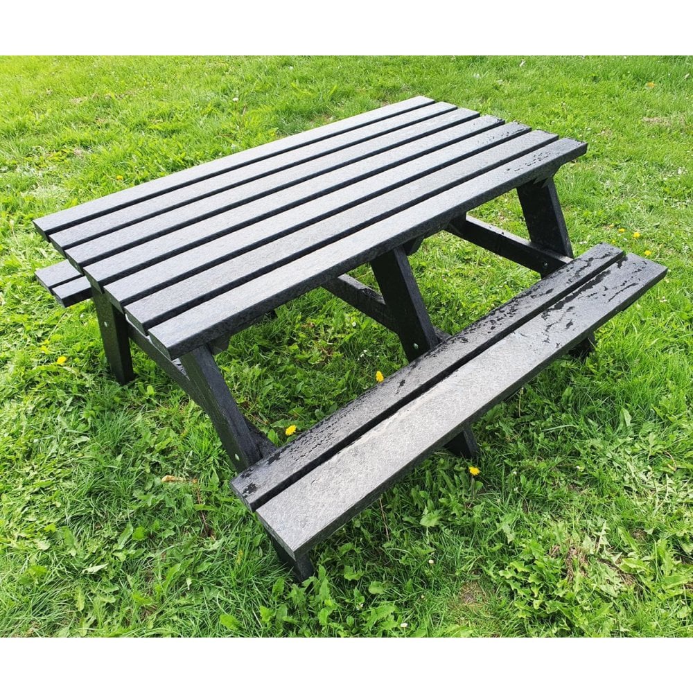 Large Recycled Plastic Composite Rectangle Picnic Bench